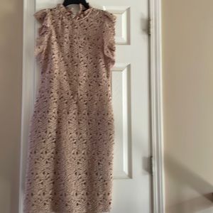 Zara size large dress light pink worn once .  Fits like a medium size